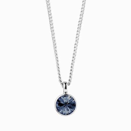 Dyrberg Kern Ette Silver Necklace - Royal Blue